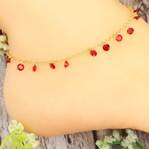 Dainty Anklet for Women – Elegant Everyday Jewelry & Perfect Gift | MLCRC2174 - Picture 1 of 10